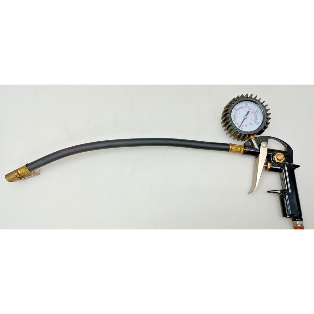 3-in-1 Tire Inflation Gun w/ Pressure Gauge 1/4” NPT 0–100 PSI Air Tool